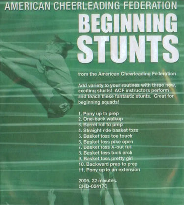 (Rental)-American Cheerleading Foundation: Beginning Stunts Mark Bagon